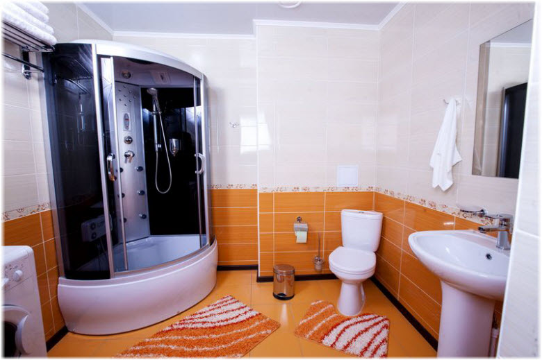 ванная в отеле Русь