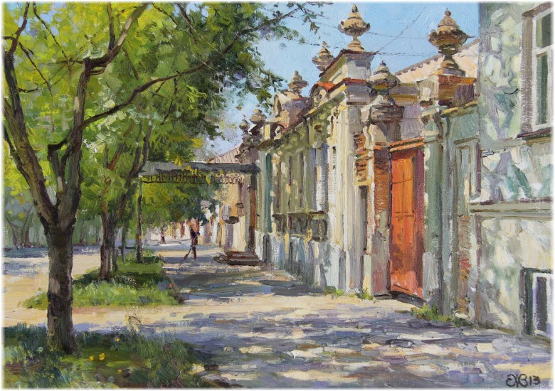 дом на картине Ефремова