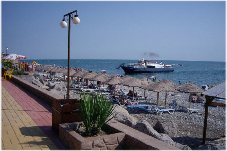 Пляжи в лазаревском на карте с названием и фото