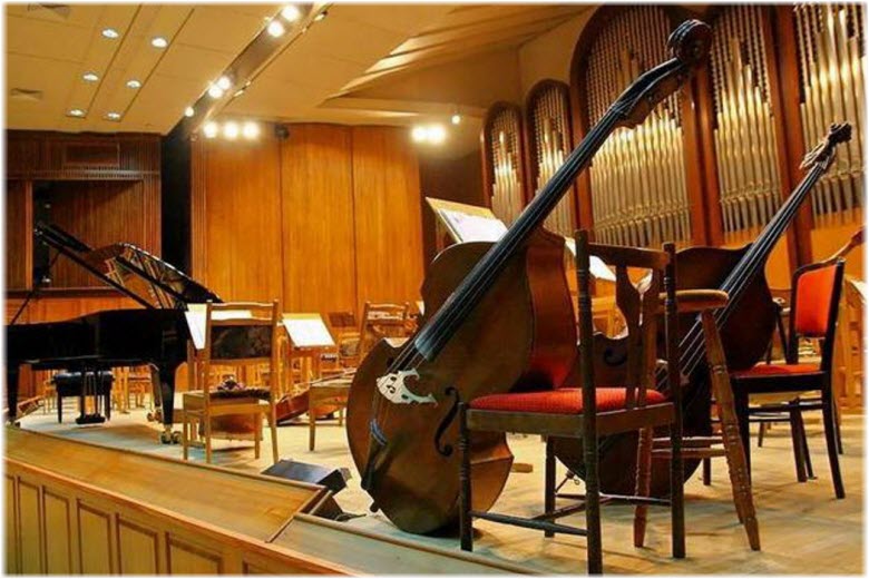 фото инструментов в Филармонии