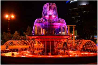 Поющий фонтан в Геленджике