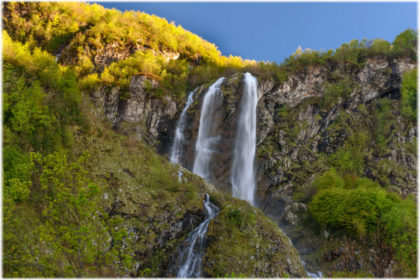 Водопад Поликаря в Сочи